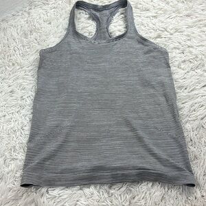 Lululemon Swiftly Tech Racerback 2.0 Tempo Stripe White / Black